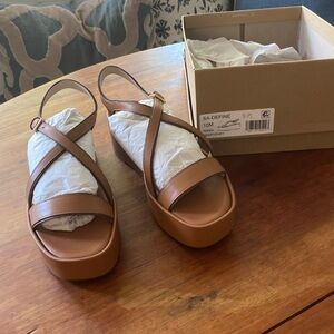Sanctuary- deep honey - size 10 m- SA-DEFINE Women sandal - bought , wore once